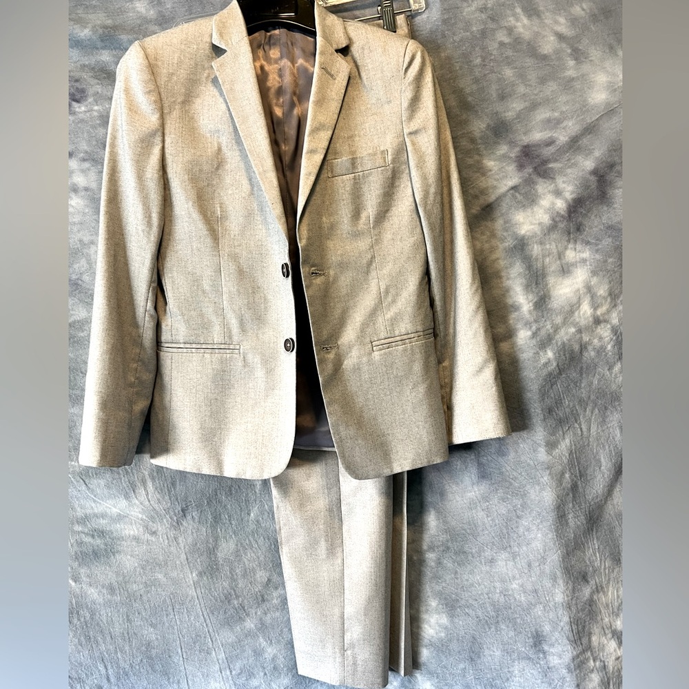 Calvin Klein Light Gray Kids Matching Suit Set